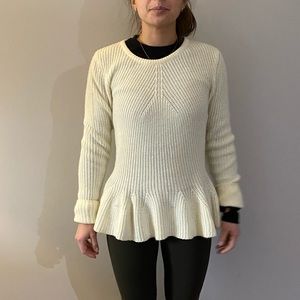 Cream pullover sweater
